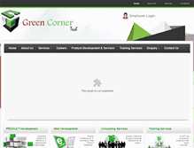 Tablet Screenshot of greencornertech.com
